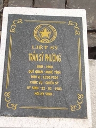 Nhắn tìm thân nhân liệt sỹ Trần Sỹ Phương