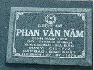 Tìm thân nhân liệt sĩ Phan Văn Năm