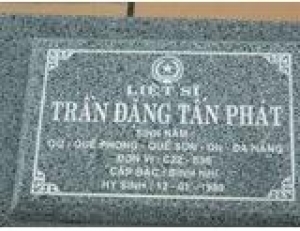 Tìm thân nhân liệt sĩ Trần Đặng Tấn Phát