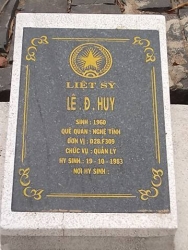 Nhắn tìm thân nhân liệt sỹ Lê Đ.Huy