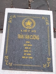 Nhắn tìm thân nhân liệt sỹ Trần Văn Cương