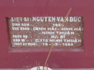 Nhắn tìm thân nhân liệt sỹ  Nguyễn Văn Đức