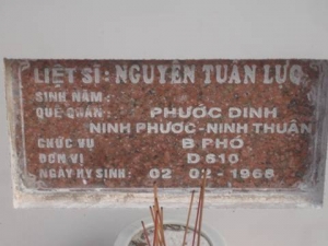 Nhắn tìm thân nhân liệt sỹ  Nguyễn Tuân Lực
