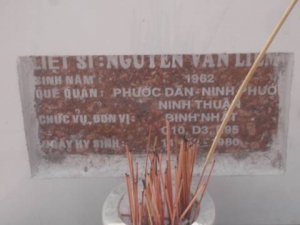 Nhắn tìm thân nhân liệt sỹ  Nguyễn Văn Liêm