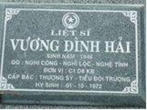 Tìm thân nhân liệt sĩ Vương Đình Hải