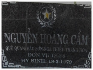 Nhắn tìm thân nhân liệt sỹ  Nguyễn Hoàng Cầm