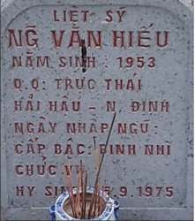 Tìm thân nhân liệt sĩ Nguyễn Văn Hiếu