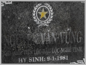 Nhắn tin tìm thân nhân liệt sĩ Nguyễn Văn Vững