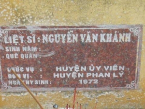 Nhắn tìm thân nhân liệt sĩ Nguyễn Văn Khánh