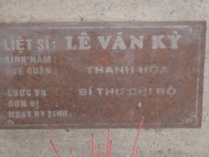 Nhắn tìm thân nhân liệt sỹ  Lê Văn Kỳ