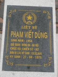 Nhắn tìm thân nhân liệt sỹ  Phạm Viết Dũng