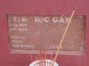 Nhắn tìm thân nhân liệt sĩ Gần