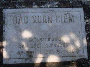  Nhắn tìm thân nhân liệt sỹ Đào Xuân Điểm