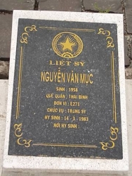  Nhắn tìm thân nhân liệt sỹ  Nguyễn Văn Mục