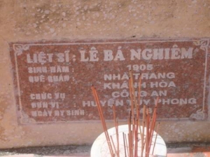 Nhắn tìm thân nhân liệt sỹ Lê Bá Nghiêm - Sinh năm: 1905