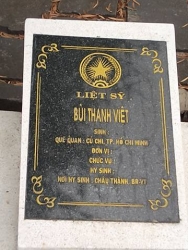 Nhắn tin tìm thân nhân liệt sĩ Bùi Thanh Việt