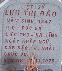 Tìm thân nhân liệt sĩ Lưu Thị Đào