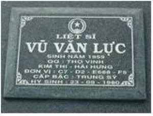 Tìm thân nhân liệt sĩ Vũ Văn Lực