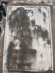 Nhắn tìm thân nhân liệt sĩ Hoàng Sơn