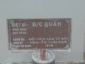 Nhắn tìm thân nhân liệt sĩ Quẩn