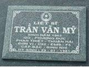 Tìm thân nhân liệt sĩ Trần Văn Mỹ