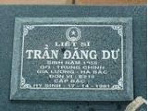 Tìm thân nhân liệt sĩ Trần Đăng Dự