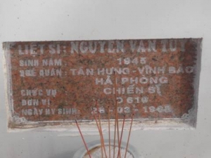 Tìm thân nhân liệt sĩ  Nguyễn Văn Tuy