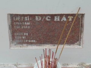 Nhắn tìm thân nhân liệt sĩ Hát