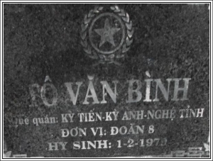 Nhắn tìm thân nhân liệt sỹ  Tô Văn Bình