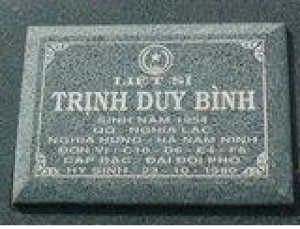 Tìm thân nhân liệt sĩ Trịnh Duy Bình