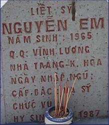 Tìm thân nhân liệt sĩ Nguyễn Em