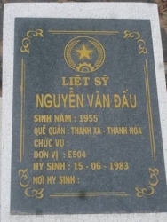 Nhắn tìm thân nhân liệt sỹ  Nguyễn Văn Đấu