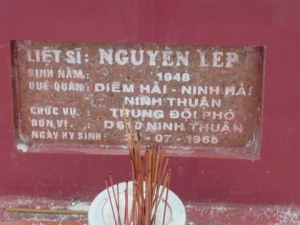 Nhắn tìm thân nhân liệt sỹ  Nguyễn Lép