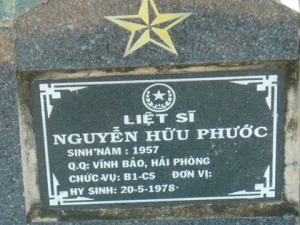 Tìm thân nhân liệt sĩ  Nguyễn Hữu Phước