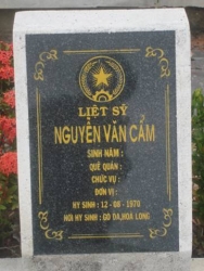 Nhắn tìm thân nhân liệt sỹ Nguyễn Văn Cẩm