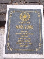 Nhắn tìm thân nhân liệt sỹ Nguyễn Q.Cường