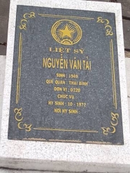  Nhắn tìm thân nhân liệt sỹ  Nguyễn Văn Tải