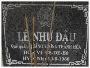 Nhắn tìm thân nhân liệt sỹ  Lê Như Đậu
