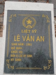 Nhắn tin tìm thân nhân liệt sĩ Lê Văn An