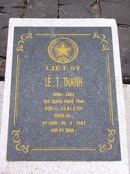 Nhắn tìm thân nhân liệt sỹ Lê T.Thành