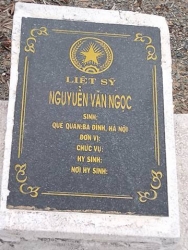 Nhắn tìm thân nhân liệt sỹ  Nguyễn Văn Ngọc