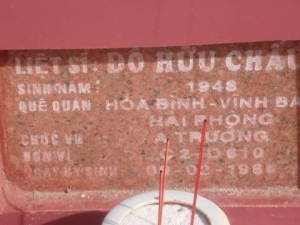 Tìm thân nhân liệt sĩ  Đỗ Hữu Chấu