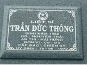 Tìm thân nhân liệt sĩ Trần Đức Thông