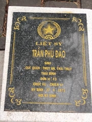  Nhắn tìm thân nhân liệt sỹ  Trần Phú Đảo