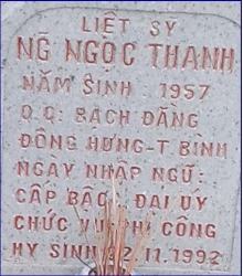Tìm thân nhân liệt sĩ Nguyễn Ngọc Thanh