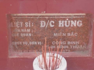 Nhắn tìm thân nhân liệt sỹ Hùng