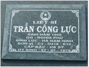 Tìm thân nhân liệt sĩ Trần Công Lực