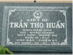 Tìm thân nhân liệt sĩ Trần Thọ Huấn