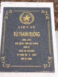 Nhắn tìm thân nhân liệt sỹ  Bùi Thanh Ruồng