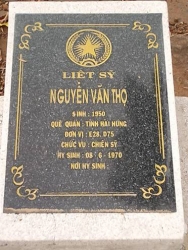 Nhắn tìm thân nhân liệt sỹ Nguyễn Văn Thọ